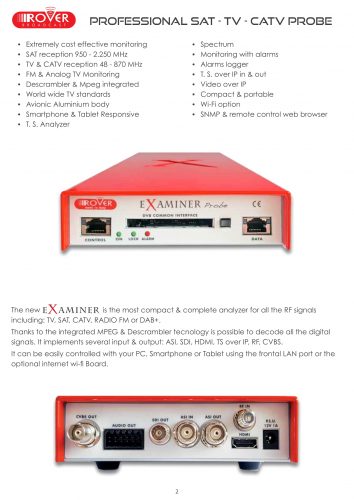 ROVER EXAMINER Probe Pag 2