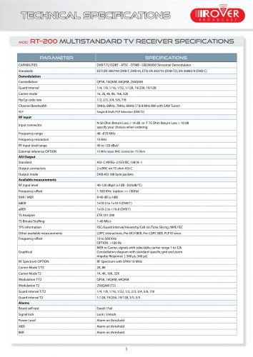 ROVER MRX-200-EN technical specifications v5,1 s-5