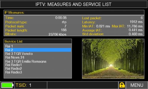 HD TAB 900 Plus IPTV MEASURES