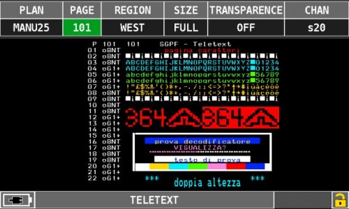 ROVER OMINA 7000 teletext