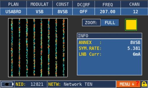 ROVER OMNIA 7000 VSB 8VSB constellation