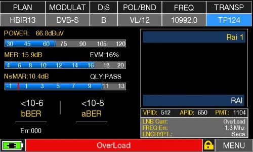 ROVER HD Series - SAT Overload