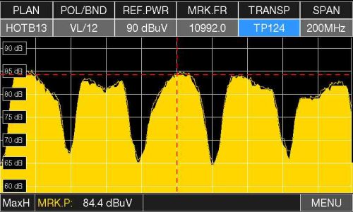 ROVER HD Series - SAT SPECTRUM TP124 13 Est