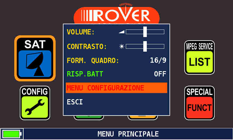 ROVER_MASTER_SAT_Evo_MENU_CONFIGURAZIONE