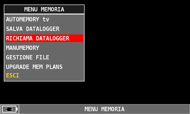 ROVER_Serie_HD_RICHIAMA_DATALOGGER_MENU_MEMORIA