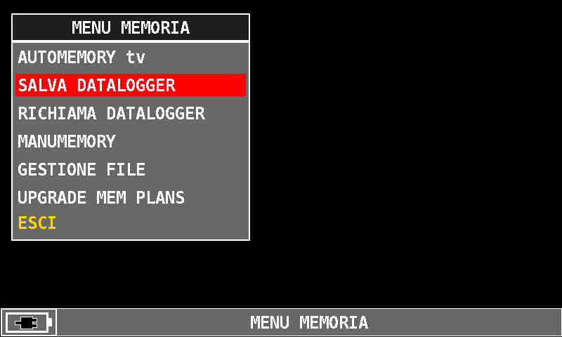 ROVER_Serie_HD_SALVA_DATALOGGER_MENU_MEMORIA