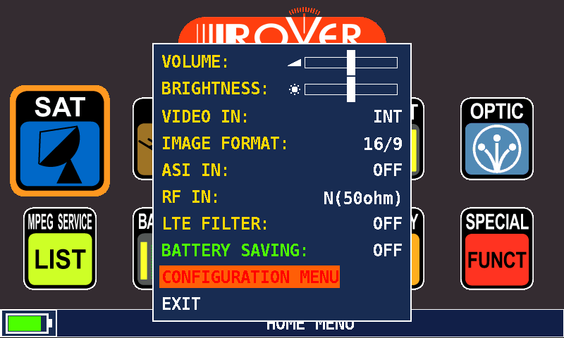 ROVER_Serie_HD_e_PRO_CONFIGURATION_MENU