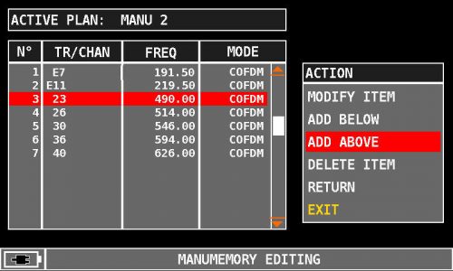 ROVER HD Series MANUMEMORY 23 ADD ABOVE