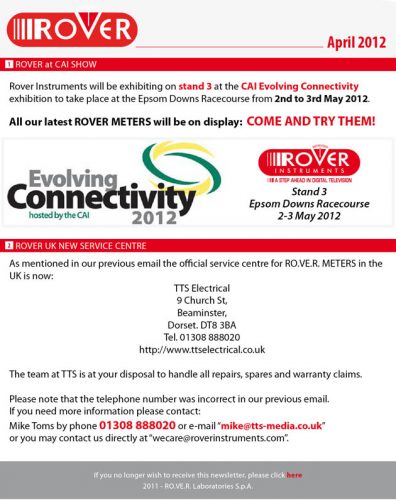 ROVER_News_CAI_Evolving_Connectivity_2012_UK