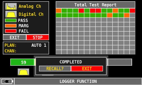 ROVER HD Series LOGGER COMPLETED EXIT