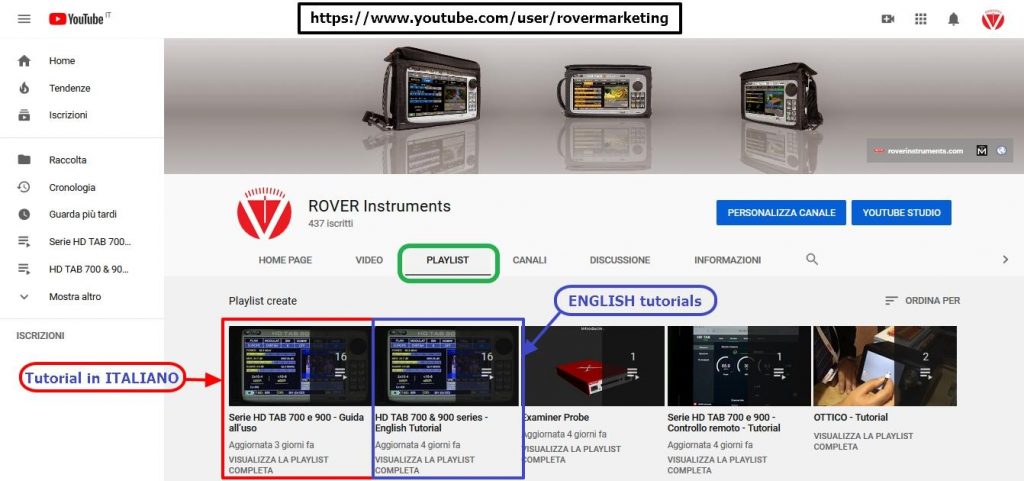 ROVER YOUTUBE playlist