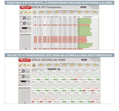 ROVER SATCOM SAT MONITORING mod STM24-L w v5,4 s-2a