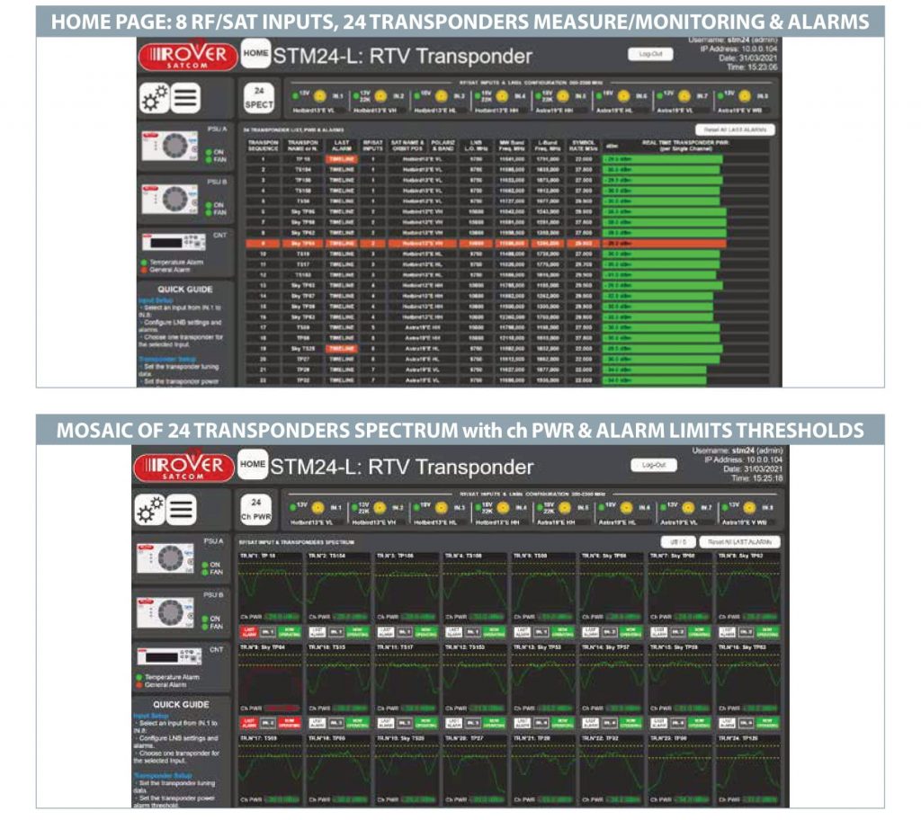 ROVER SATCOM - STM 24-L - Web Interface 1 - v5_9