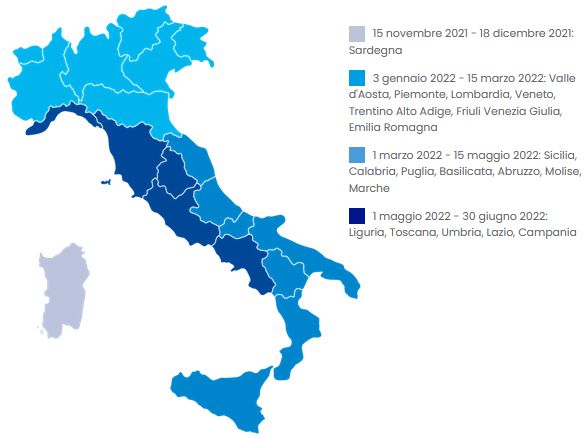 Mappa_Italia_PNAF_4aree_agosto2021
