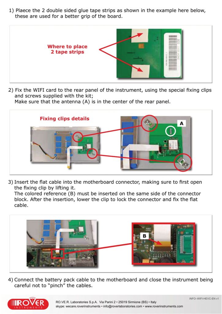 ROVER Instruments - WiFi and HEVC option installation procedure-2