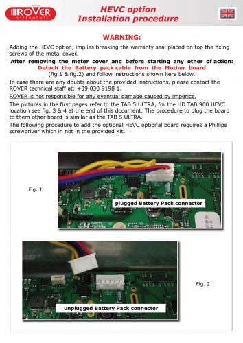 ROVER Instruments - WiFi and HEVC option installation procedure-3