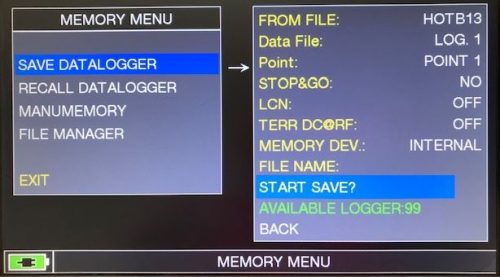 ROVER HD Series - SAVE DATALOGGER HOTB13 START SAVE mod