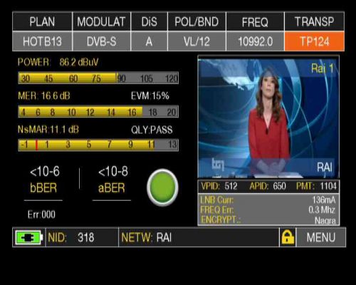 ROVER HD Series - VL TP124 measures